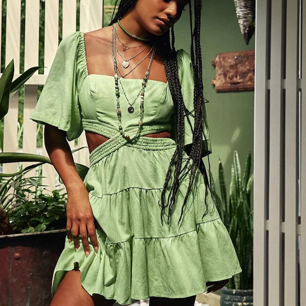 Free People Cross of Sunlight Mini in Melona Size Small